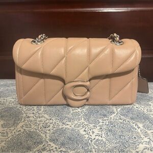 Beige Coach Tabby Bag